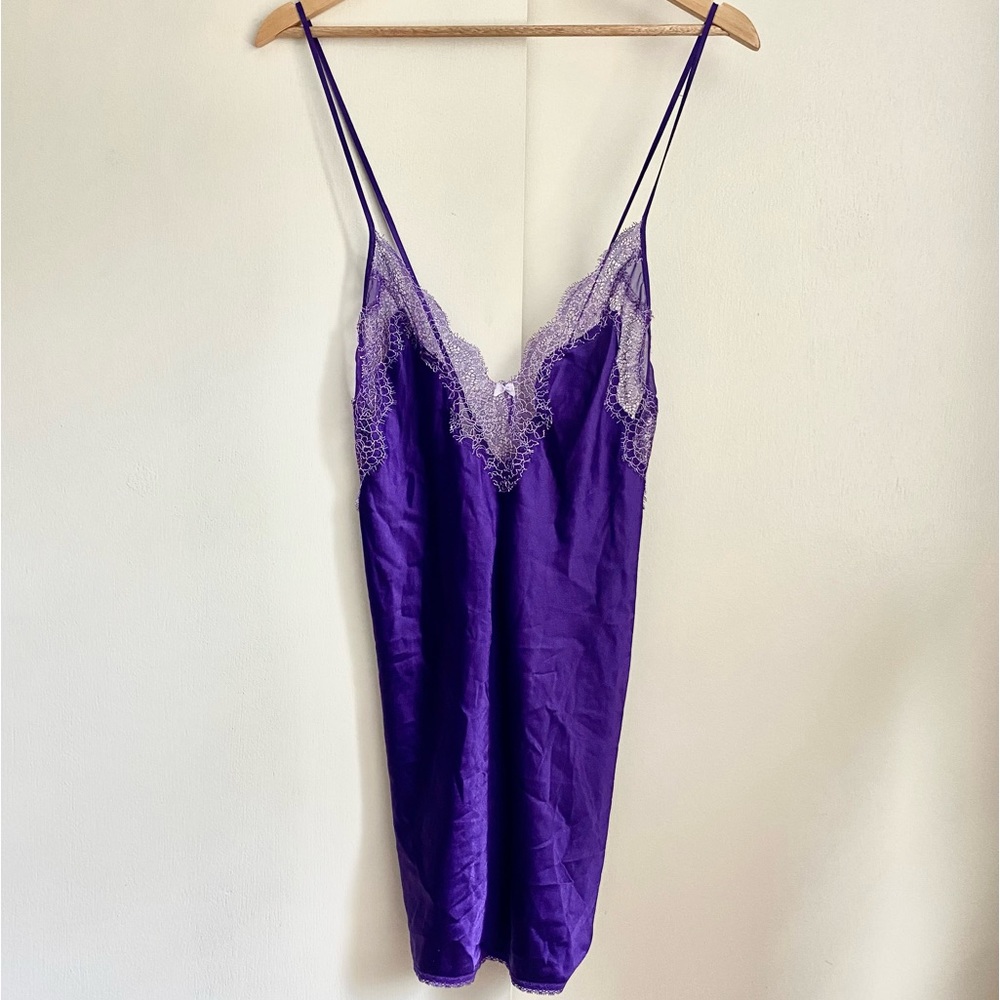 Victoria’s Secret Purple lace night gown/ slip dress